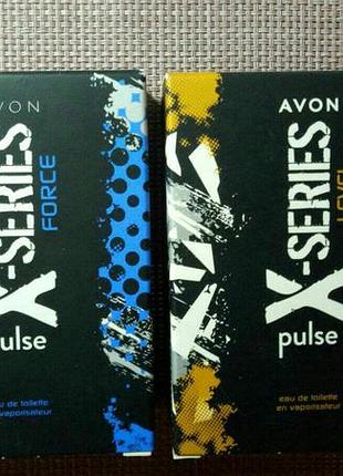 Чоловіча туалетна вода avon x-series recharge  level flash surf 50 мл. раритет.