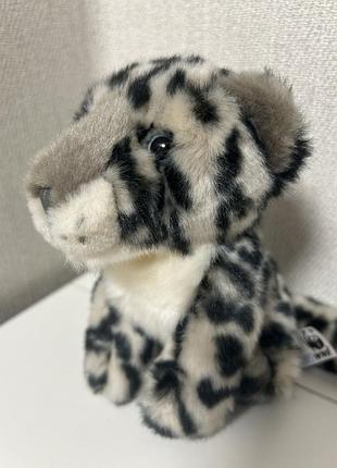 М'яка реалістична іграшка сніговий барс (ірбіс) wwf plush колекційна