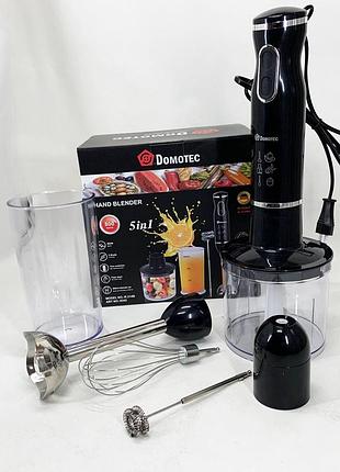 Блендер domotec r.314b погружной 5 в 1 800 вт