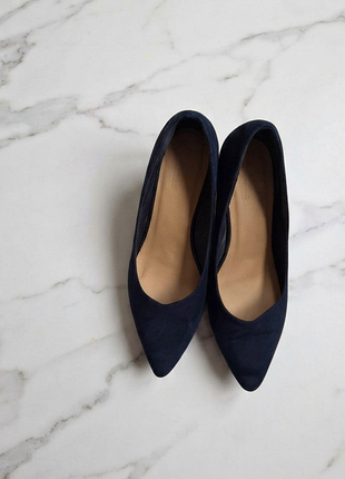 Женские синие туфли лодочки большого размера 42 good for the sole
