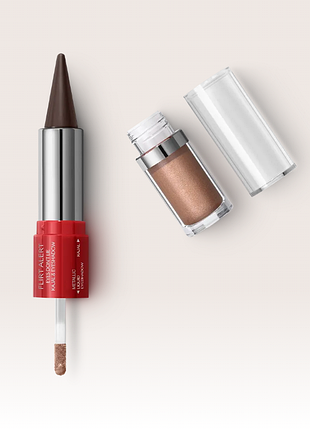 Двосторонній каял та рідкі тіні для повік kiko milano flirt alert eyes don't lie kajal & eyeshadow - 02 cocoa crush (000280-02)