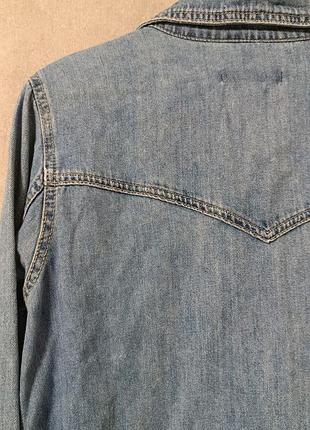 Джинсовое платье - рубашка denim co. 8