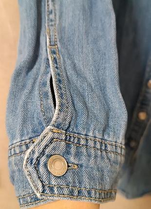 Джинсовое платье - рубашка denim co. 7