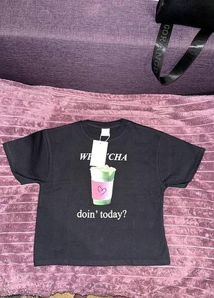 Котонова футболка zara розміри: 140