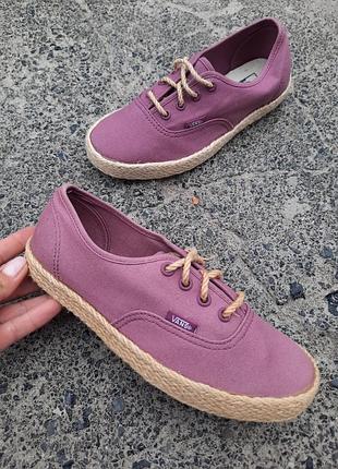 Кеды vans authentic espadrille кеды vans эспадрильи эспадрили мокасины