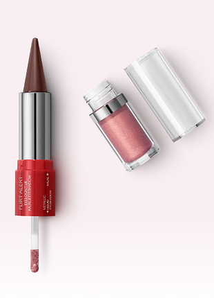 Двосторонній каял та рідкі тіні для повік kiko milano flirt alert eyes don't lie kajal & eyeshadow - 03 cherry on top (000280-03)