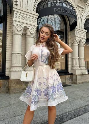 Брендова сукня квітковий принт