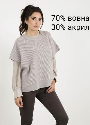 Стильный жилет / жилетка luisa cerano (немещелка)