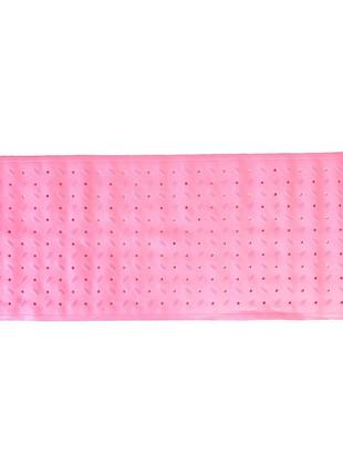 Коврик в ванную комнату на присосках mgz-0901(soft-pink) 35х95 см