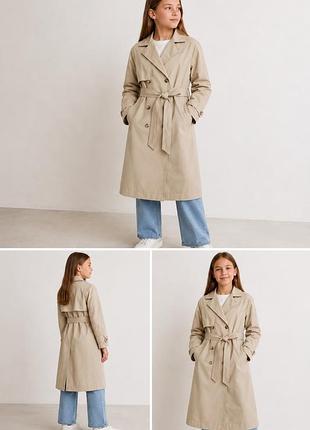 Стильний тренч на дівчинку від zara