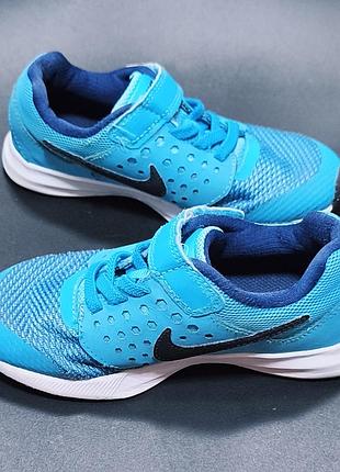 Оригінал дитячі кросівки nike downshifter 7 в блакитному кольорі роз.28