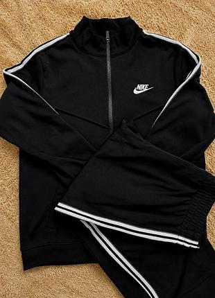 Спортивний костюм nike poly tracksuit black (розмір xs/s, оригінал)