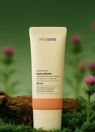 Сонцезахисний крем для обличчя whocares