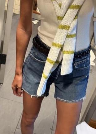 Джинсові шорти zara нові