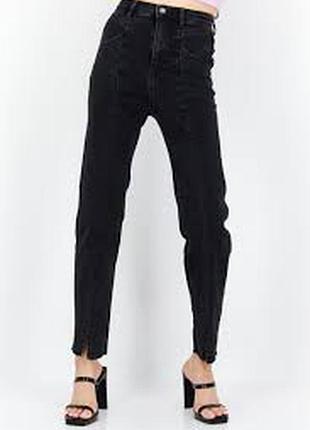 Джинси regular mom жіночі stradivarius eur36