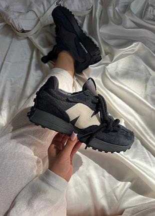 New balance 327 blue grey white