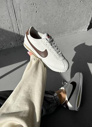 Nike cortez light beige / brown premium 2