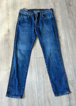 Чоловічі джинси levi's 501/511 slim fit сині