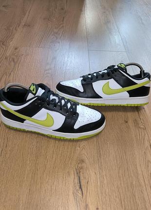 Кроссовки мужские nike dunk low retro black/white
