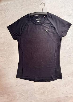 Calvin klein golf спортивна футболка чорна | uk10 / us6 / eu38 | оригінал