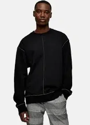 Topman (s/m) casual sweatshirt чоловічий світшот чорний