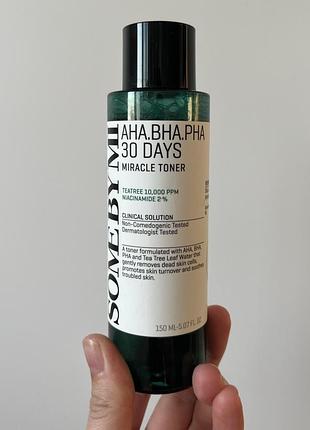 Тонік корея aha bha pha з кислотами