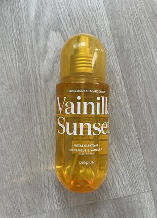 Аромат vanilla sunset mist для волосся та тіла deliplus