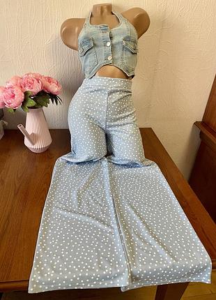 Шикарні прямі палаццо брюки missguided