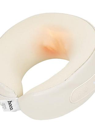 Масажер hoco hp53 1200 mah neck massager beige