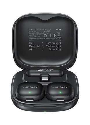 Бездротова мікрофонна система acefast r1 dual-mic (type-c) black
