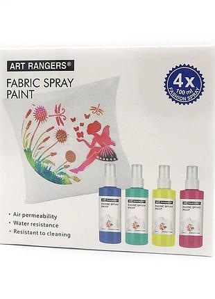Набор краски-спрея "art rangers" pa5604100a 4 цвета по 100 мл