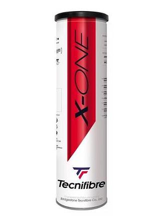 М'ячі для тенісу tecnifibre x-one 4в