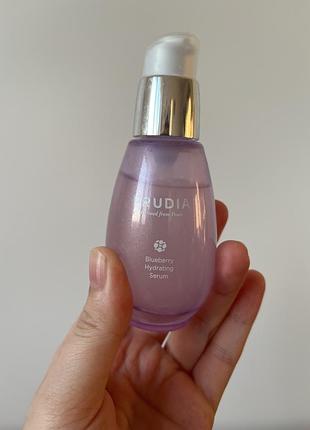 Сироватка для обличчя зволожуюча frudia blueberry hydrating serum з чорницею для усіх типів шкіри, 50 г