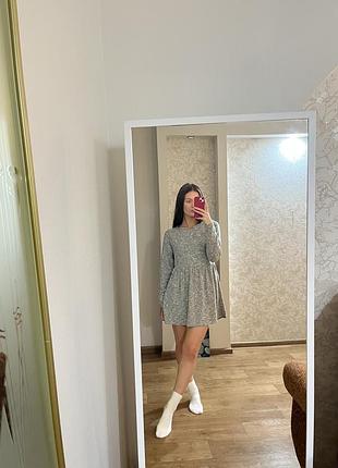 Плаття dorothy perkins сіре розмір s на осінь