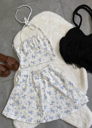 Shein костюм топ спідниця