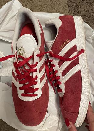Adidas снікерcи gazelle b41645 бордовий