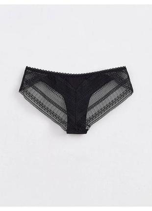 Труси жіночі conte romantic story lb 1265 бікіні з мереживом xs (90), black