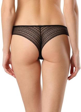 Трусы женские conte vintage rp6072 заниженные танга xl (106), черный