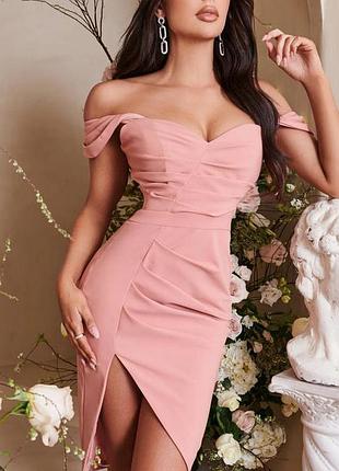 Розпродаж сукня lavish alice міді відкриті плечі
