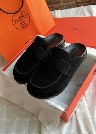 Сабо hermes, мюлі hermes, шльопанці hermes, сабо ерме