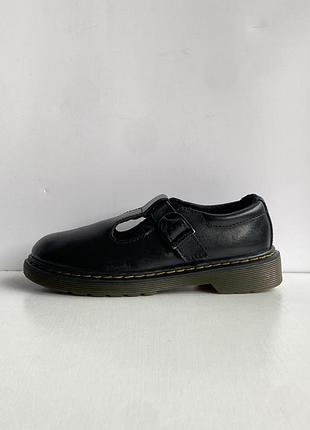 Дитячі шкіряні туфлі dr martens polley junior mary jane