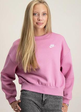 Nike світшот рожевий кофта оверсайз на зріст 128-137см