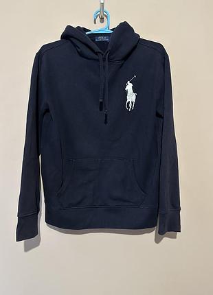 Худі polo ralph lauren big pony fleece hoodies white embroidery logo