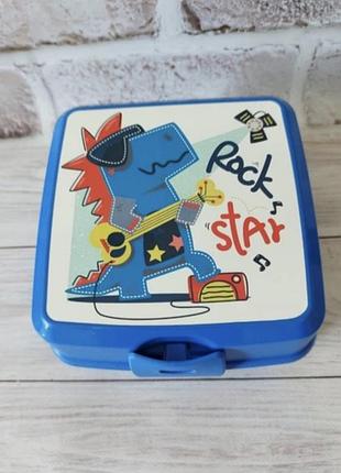 Дитячий ланч бокс a-plus rock star пластик 15см