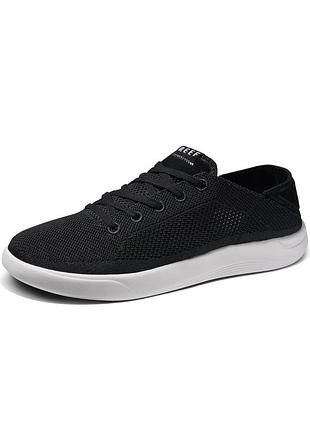 Чоловічі кросівки reef swellsole neptune чорного кольору з білою підошвою.розмір 42,5 .матеріал :тканина