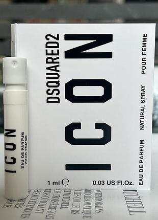 Оригінал пробник dsquared2 icon pour femme dsquared