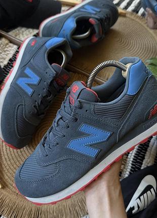 Кросівки чоловічі new balance 574 оригінал  сині 42 27 см