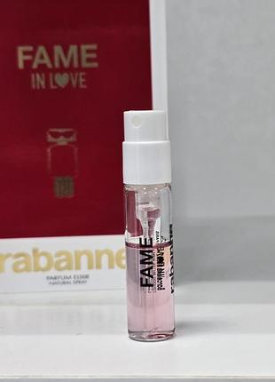 Оригінал пробник paco rabanne fame in love