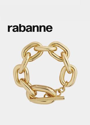 Браслет rabanne ba uniform xl link gold bracelet