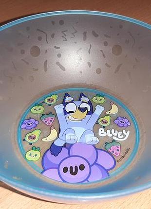 Тарілочка дитяча пластмасова блуї  (bluey) уважно читайте умови пересилки!